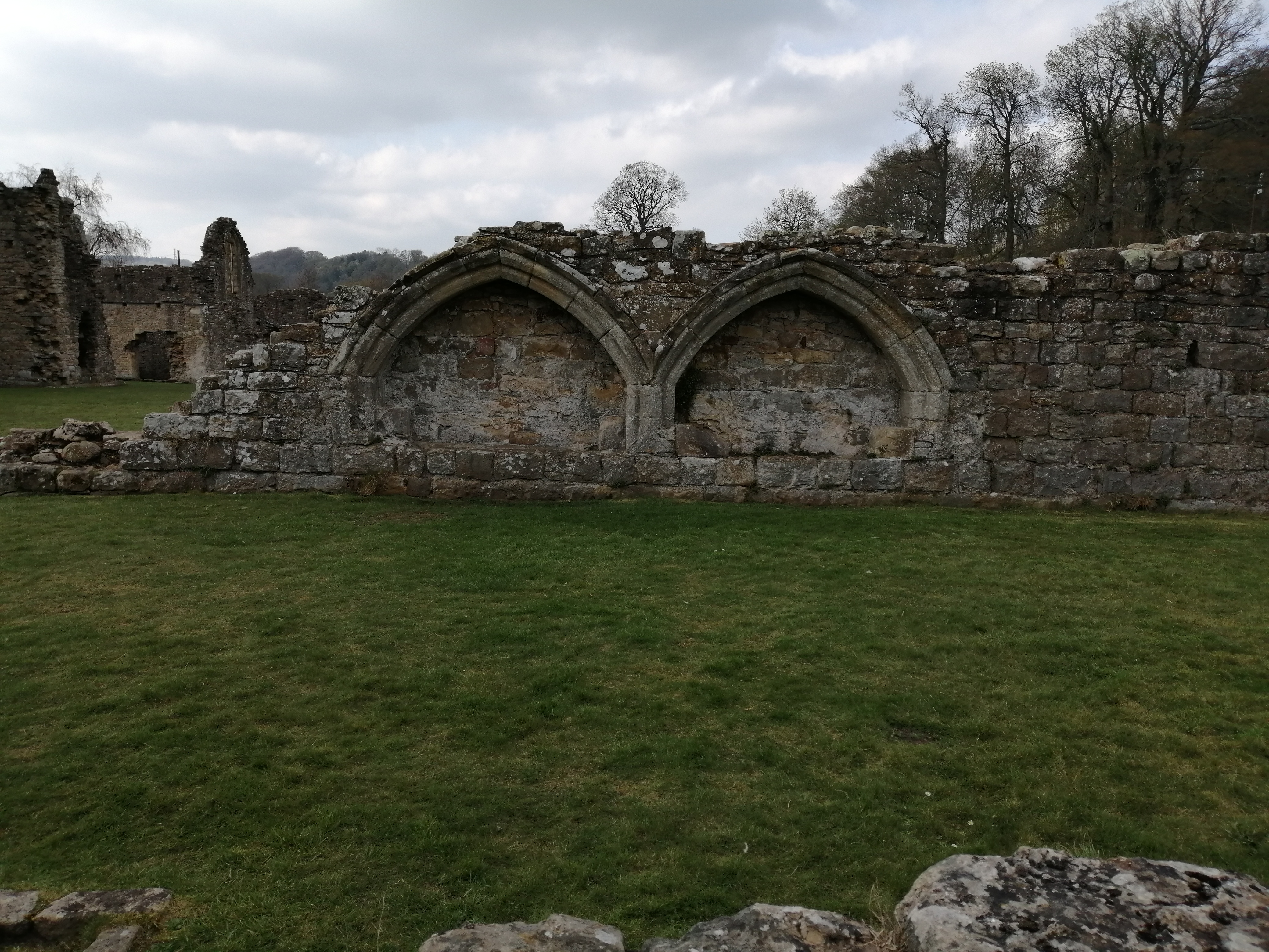 Easby Abbey Scrope family niches