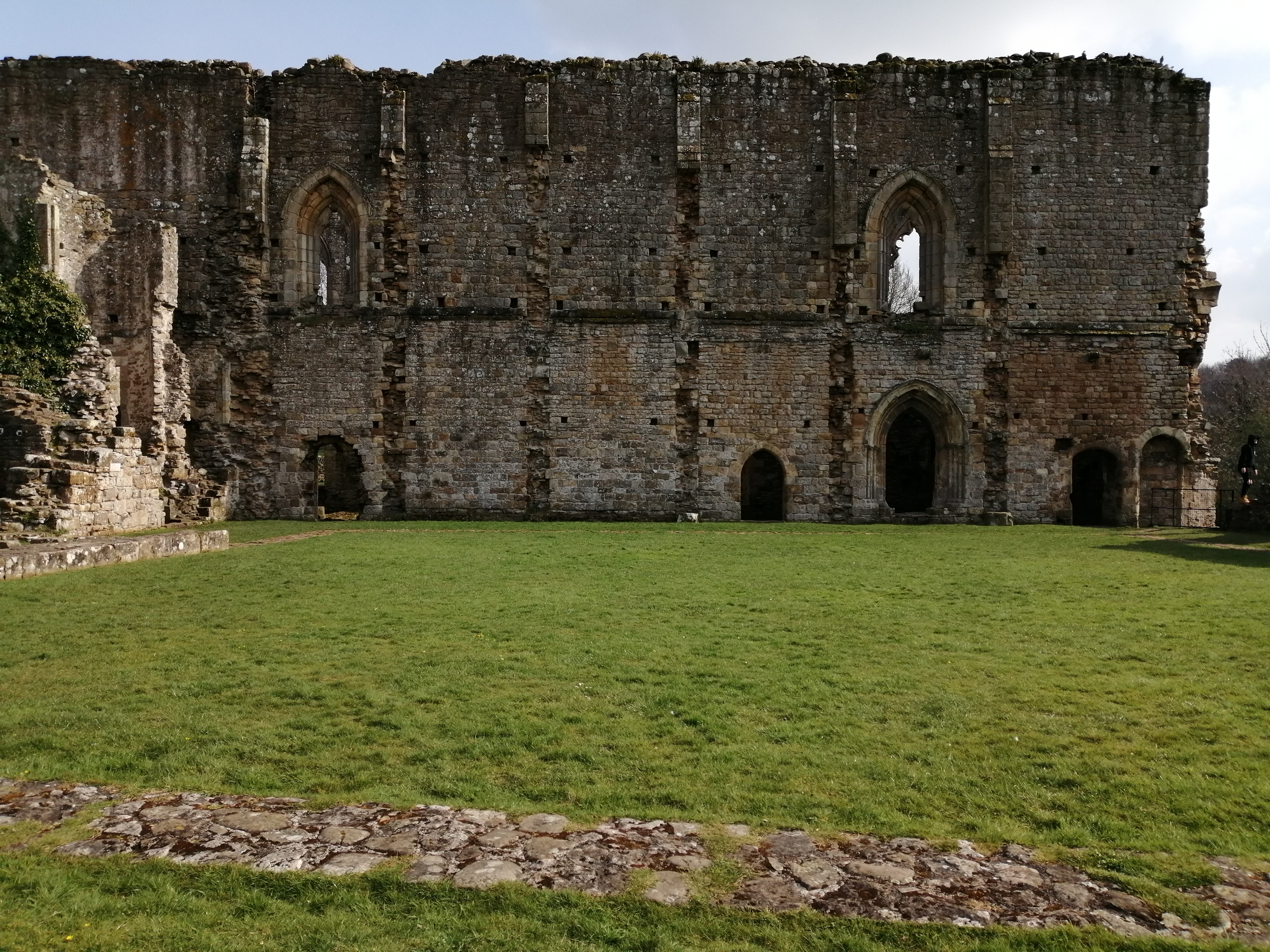 Easby Abbey refectory and cloisters